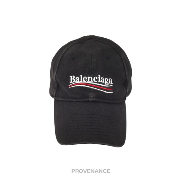 🔴 Balenciaga Political Campaign Cap Hat - Washed Black - Picture 1 of 12